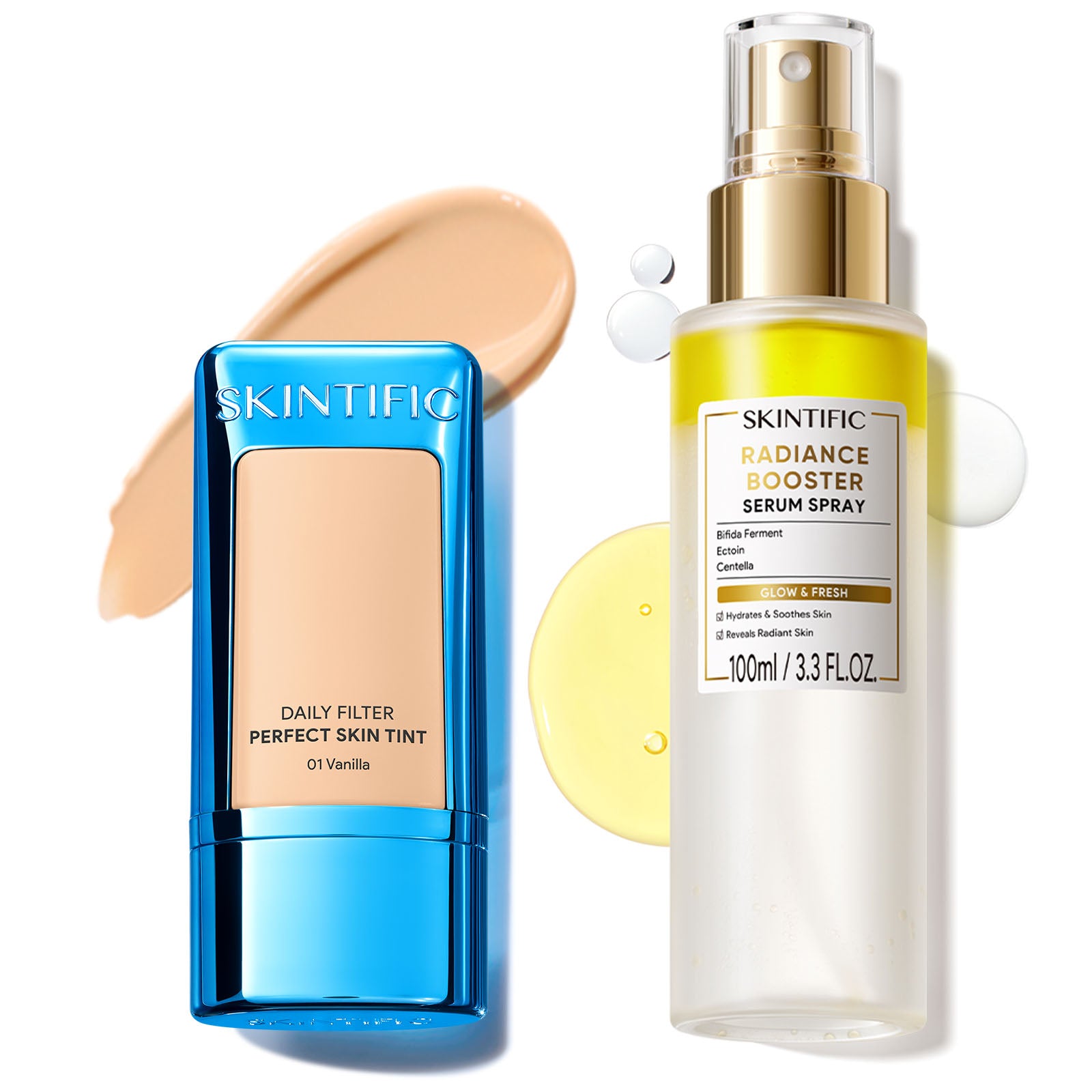 Hydrating Skin Tint and Glow Setting Spray Set
