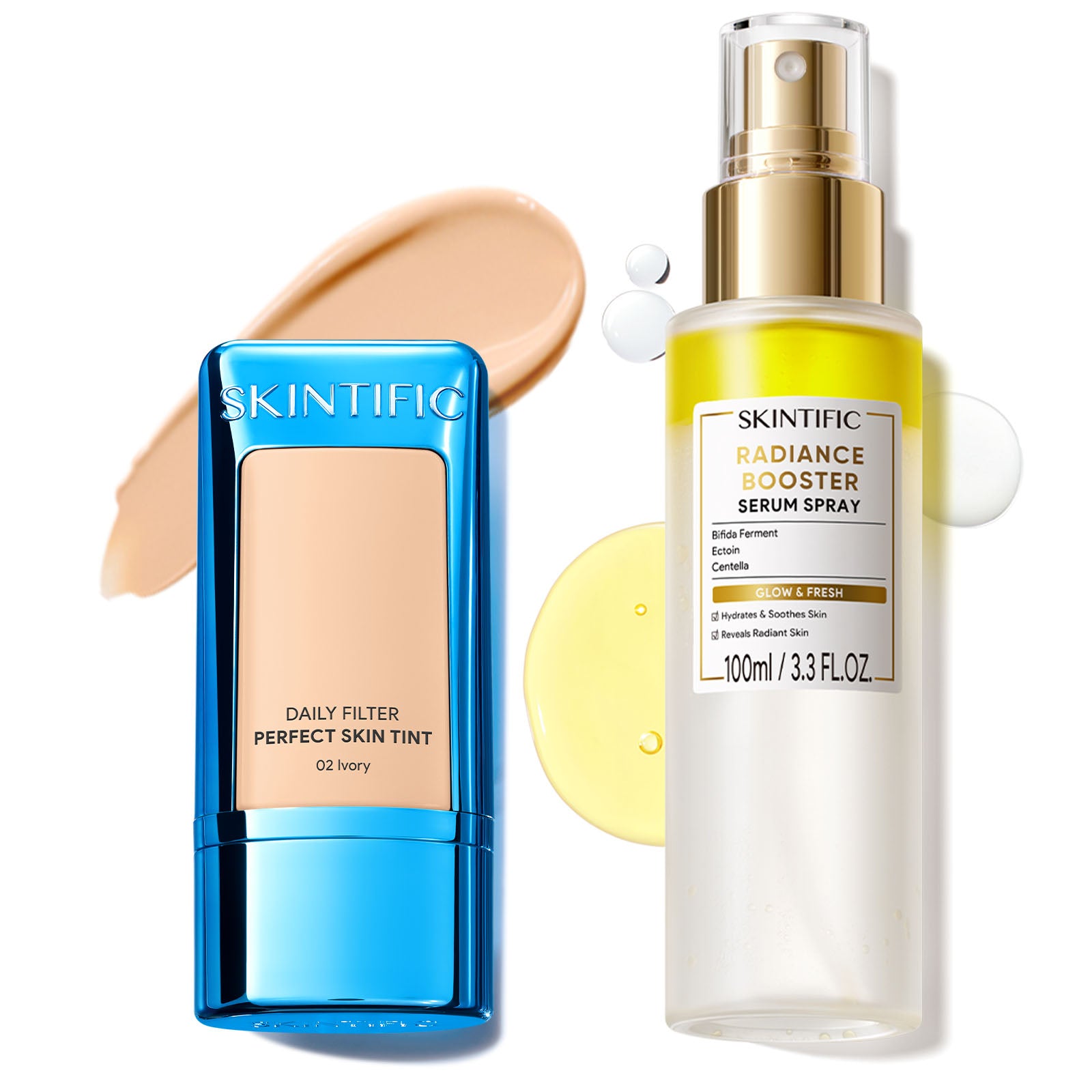 Hydrating Skin Tint and Glow Setting Spray Set