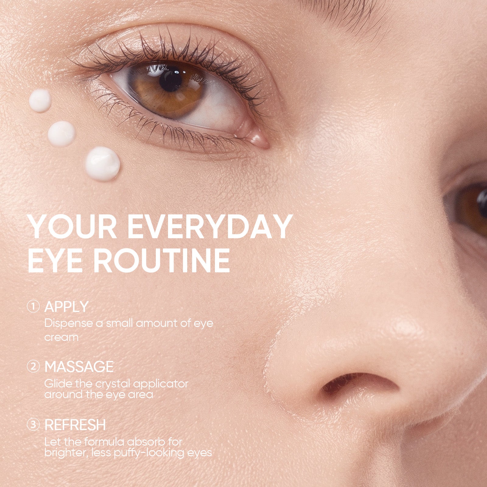 360° Crystal Massager Lifting Eye Cream