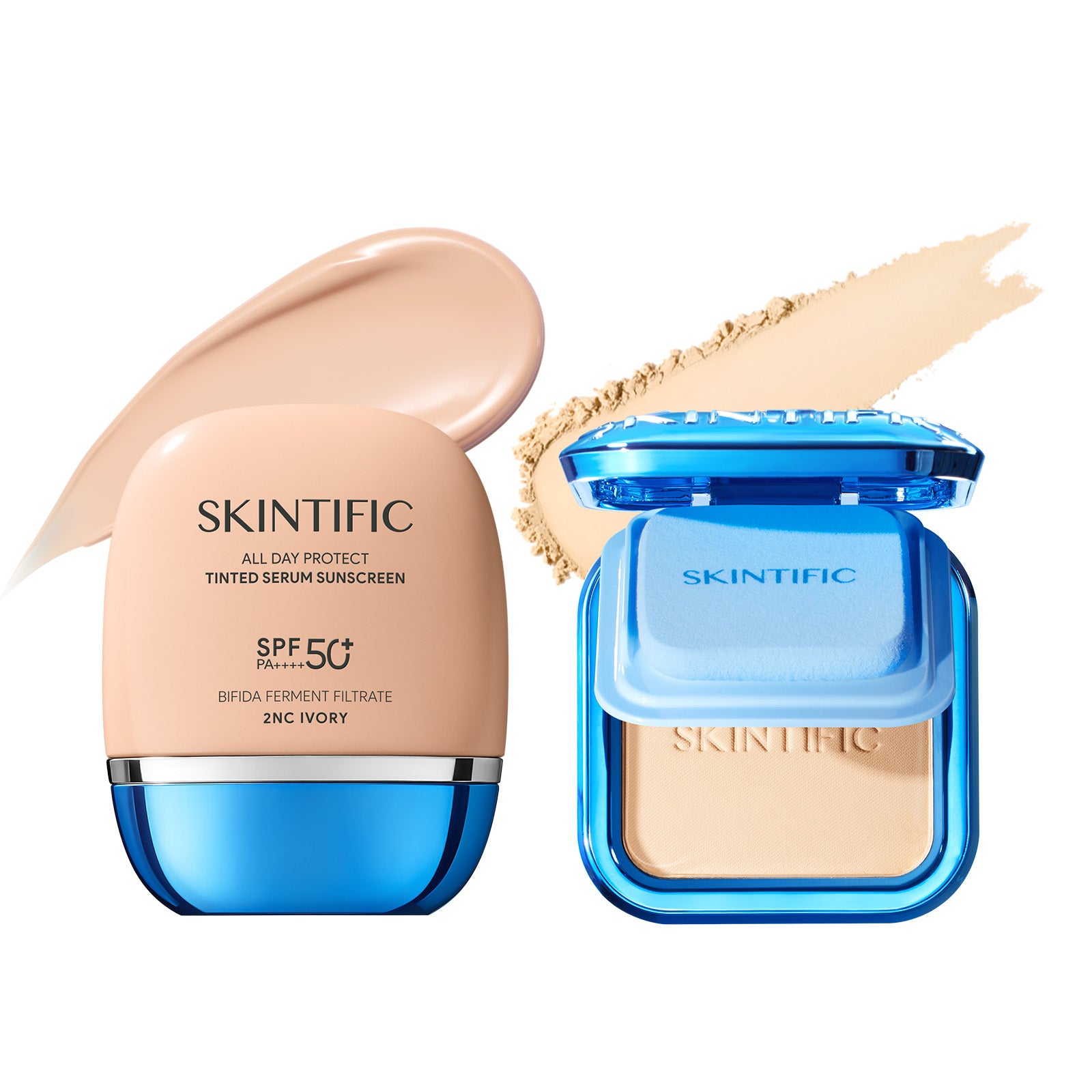 Powder Foundation + Tinted Sunscreen SPF 50+ Set