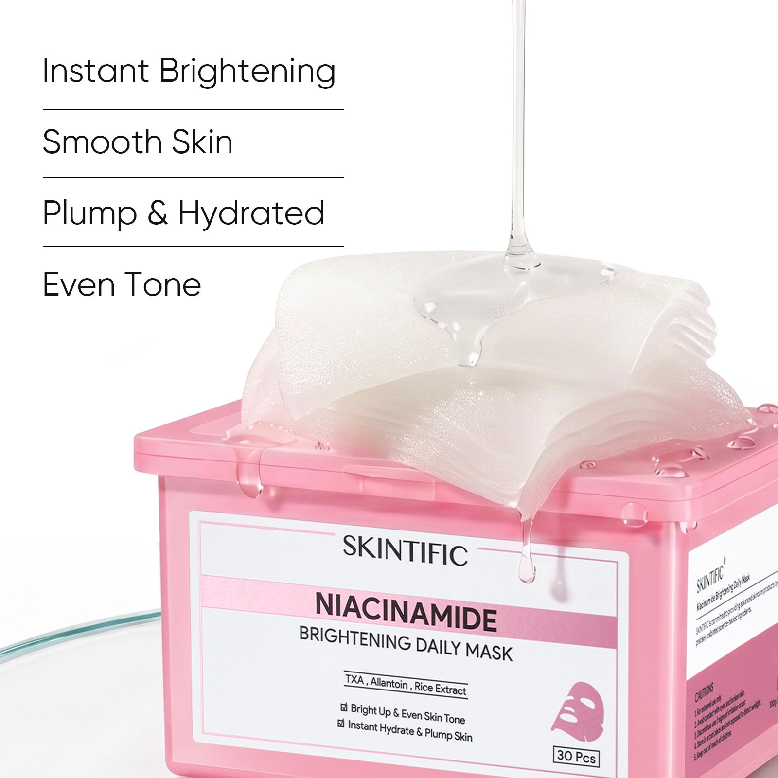 Niacinamide Brightening Daily Quick Mask (30pcs)