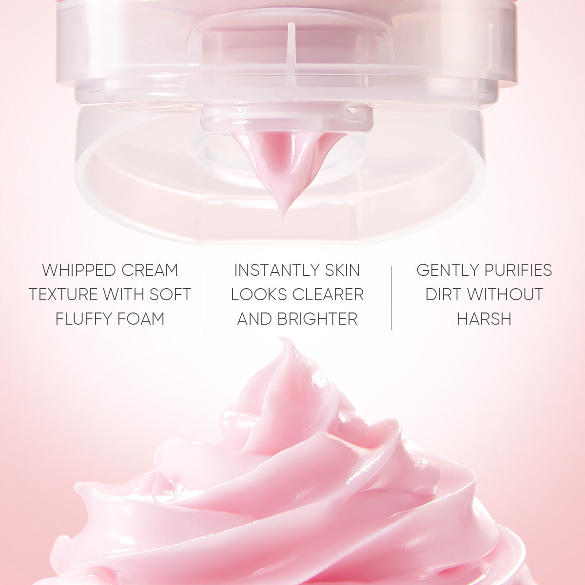 Limpiador Facial en Crema Batida Iluminadora de Rosa de Damasco