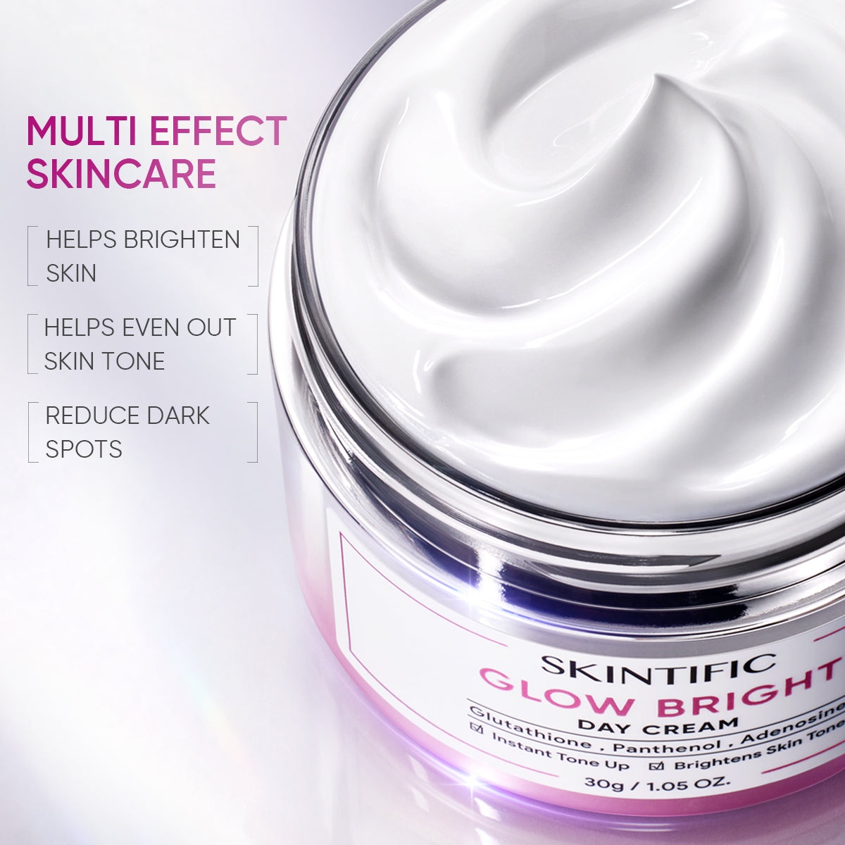 Dúo de Crema Día y Noche Glow Bright Day Cream y Gel Hidratante Reparador de Barrera con 5X Ceramidas