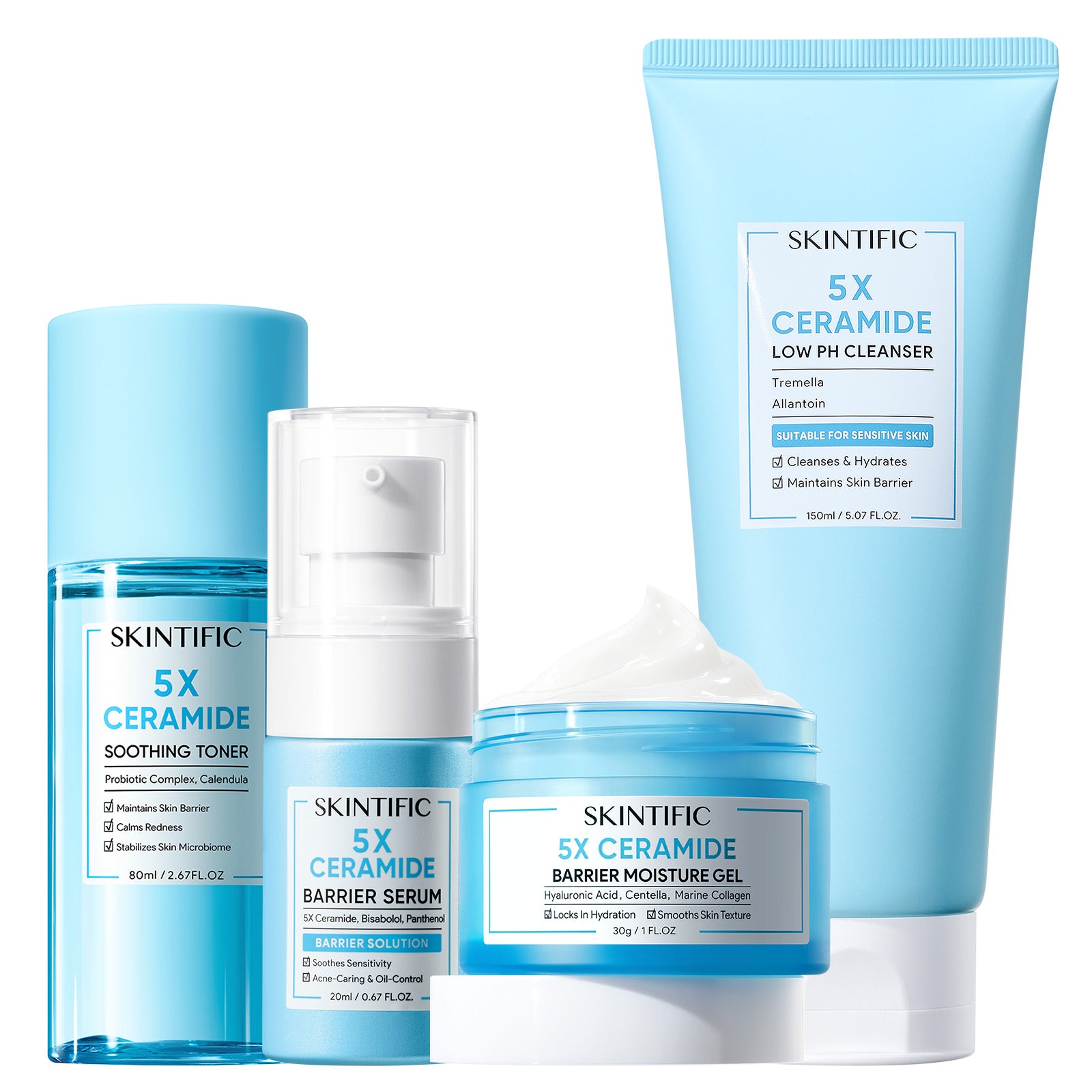 5X Ceramide Barrier Repair Set 4pcs