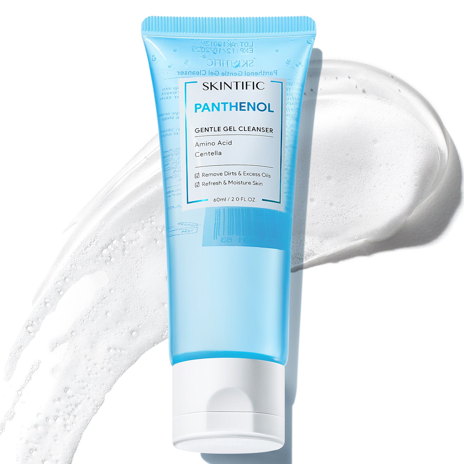 Panthenol Gentle Gel Cleanser Soothing Face Wash Gift
