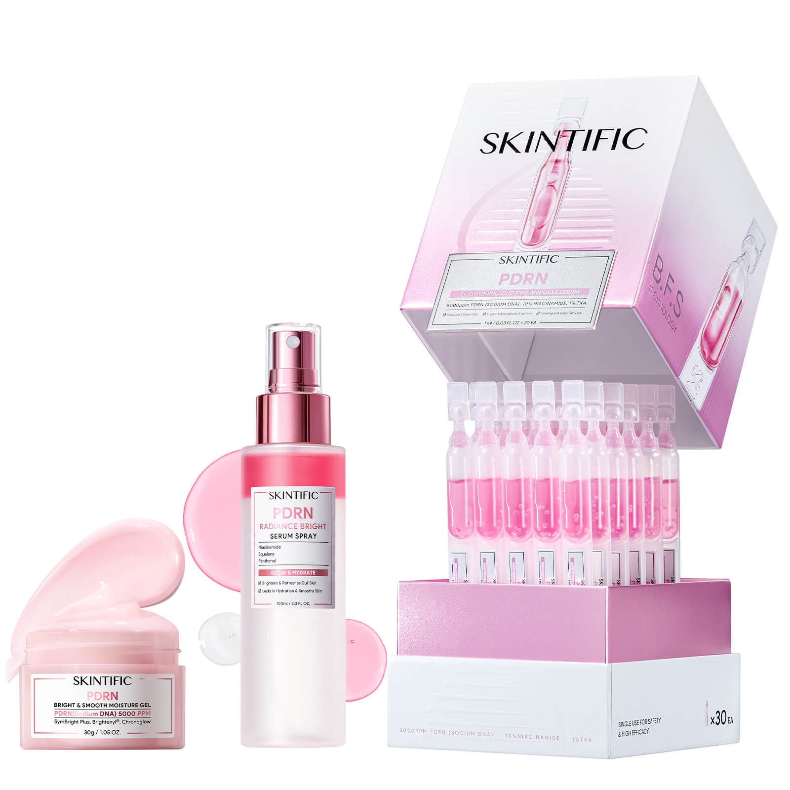 PDRN Brightening One Time Ampoule Serum 30pcs