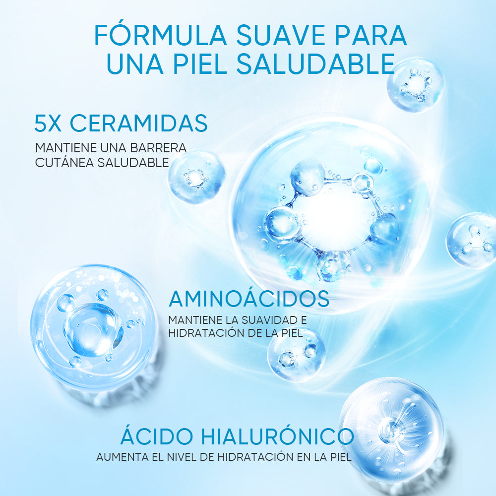 Limpiador facial 5X Ceramidas pH bajo