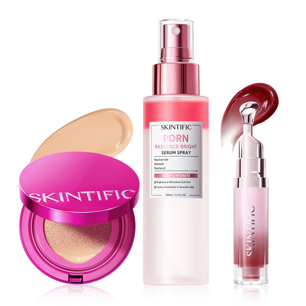 Glow Cushion, PDRN Spray & Peptide Lip Serum Set