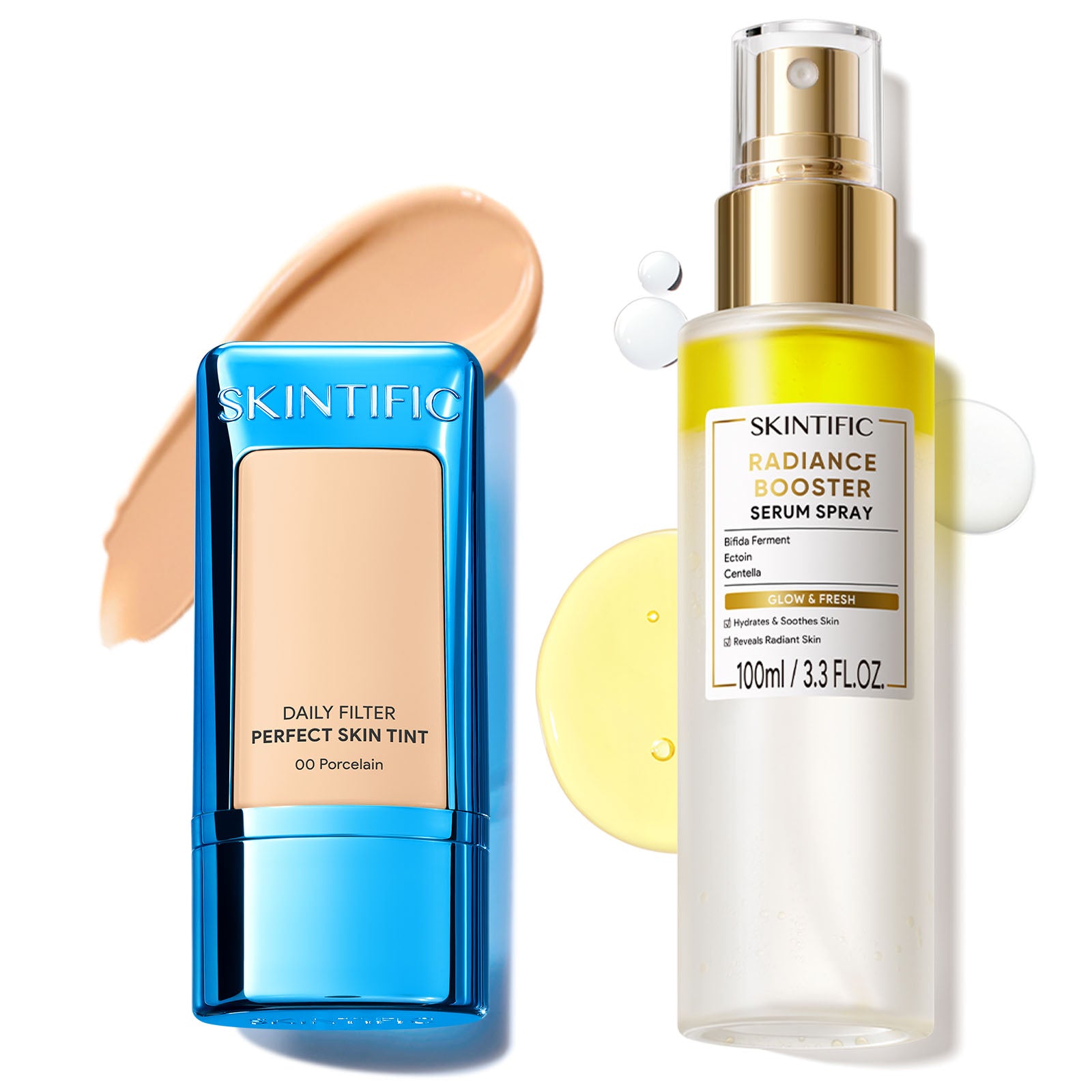Hydrating Skin Tint and Glow Setting Spray Set
