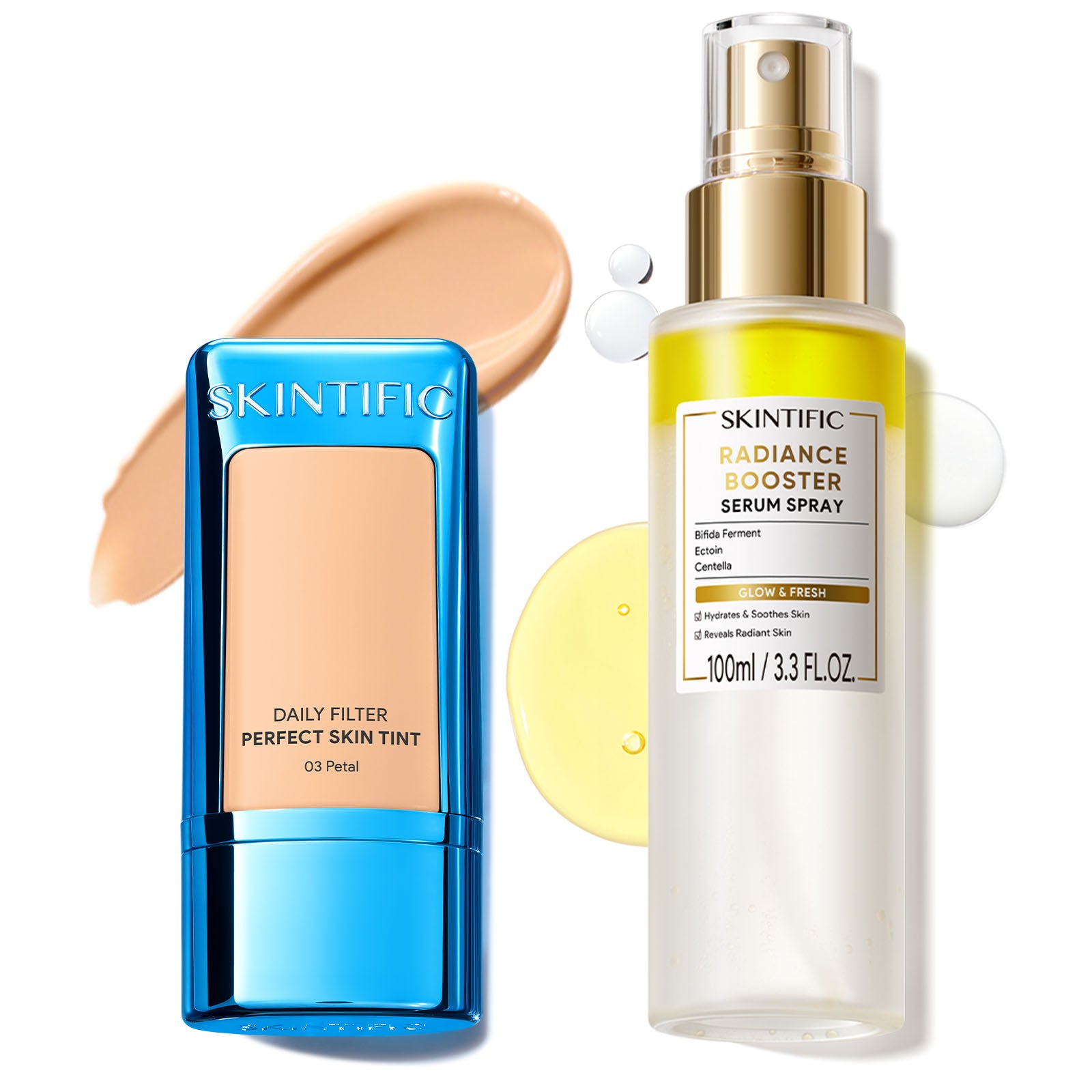 Hydrating Skin Tint and Glow Setting Spray Set