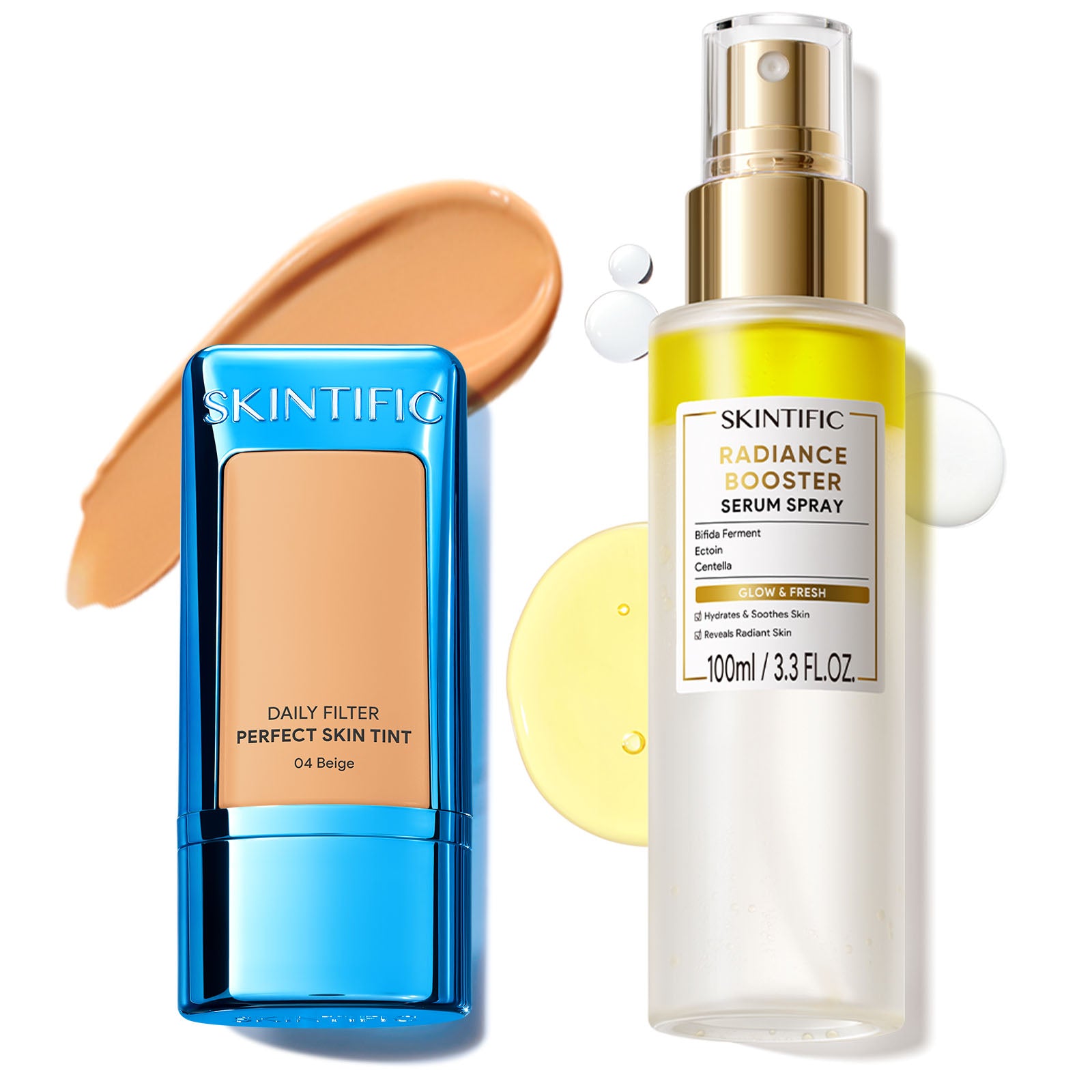 Hydrating Skin Tint and Glow Setting Spray Set