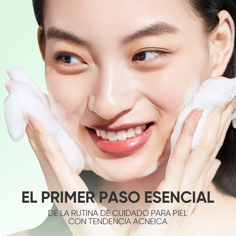 Limpiador en gel para acné con 3X de ácidos