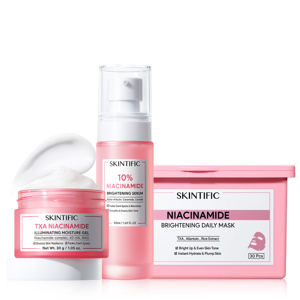 Niacinamide Glow Reset & Brightening Care Set 3pcs