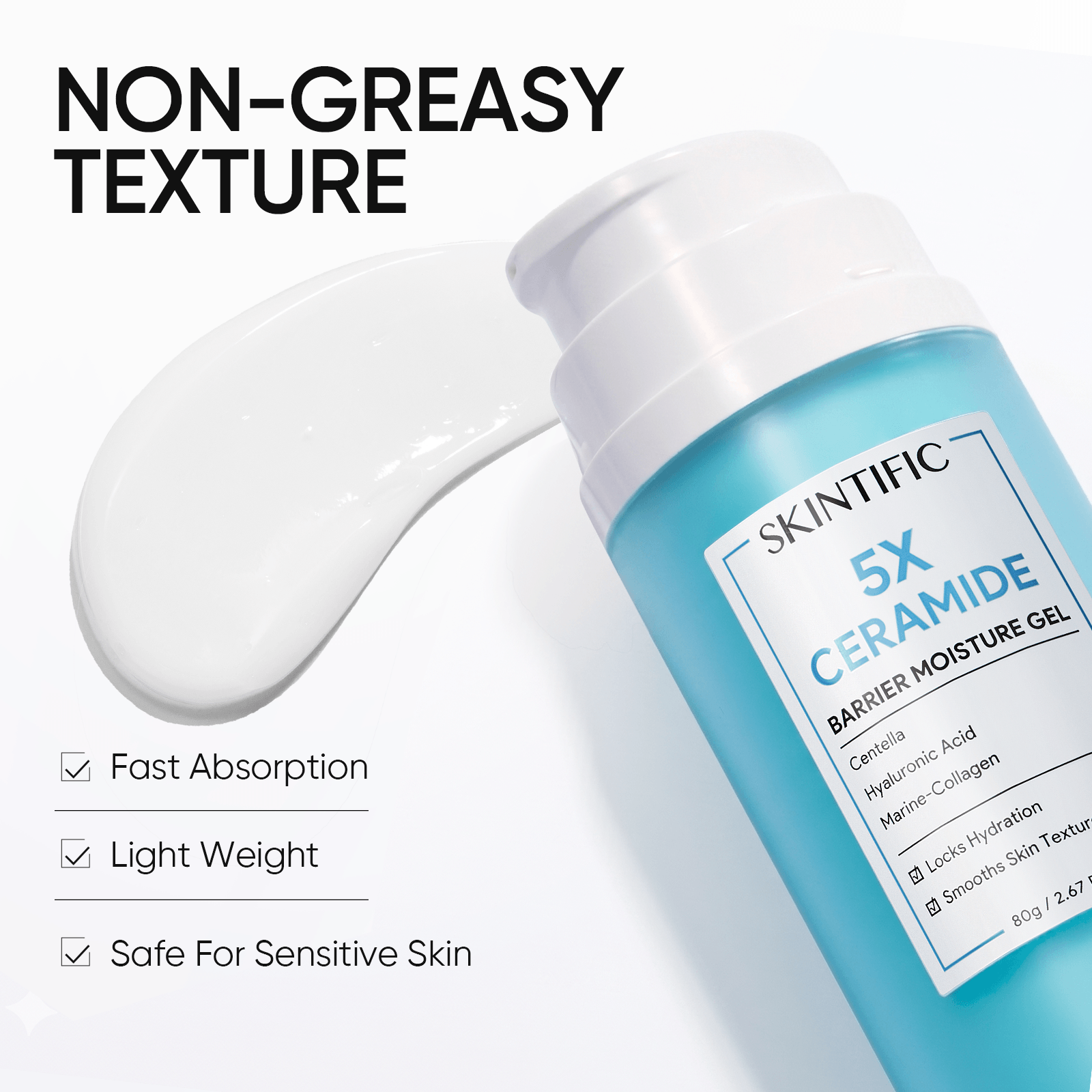 Gel Hidratante Reparador de la Barrera con 5X Ceramidas