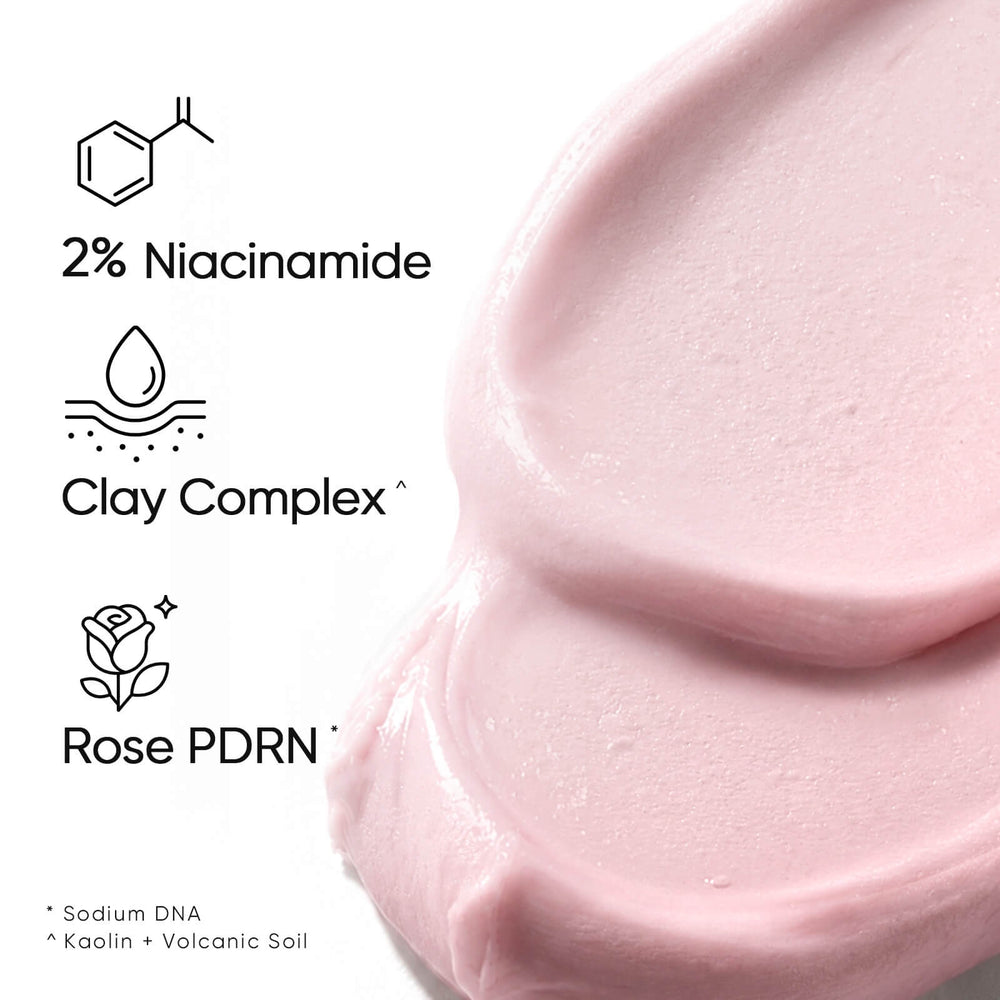 Rose PDRN Niacinamide Glow Boost Clay Stick