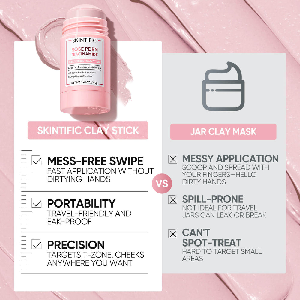 Rose PDRN Niacinamide Glow Boost Clay Stick
