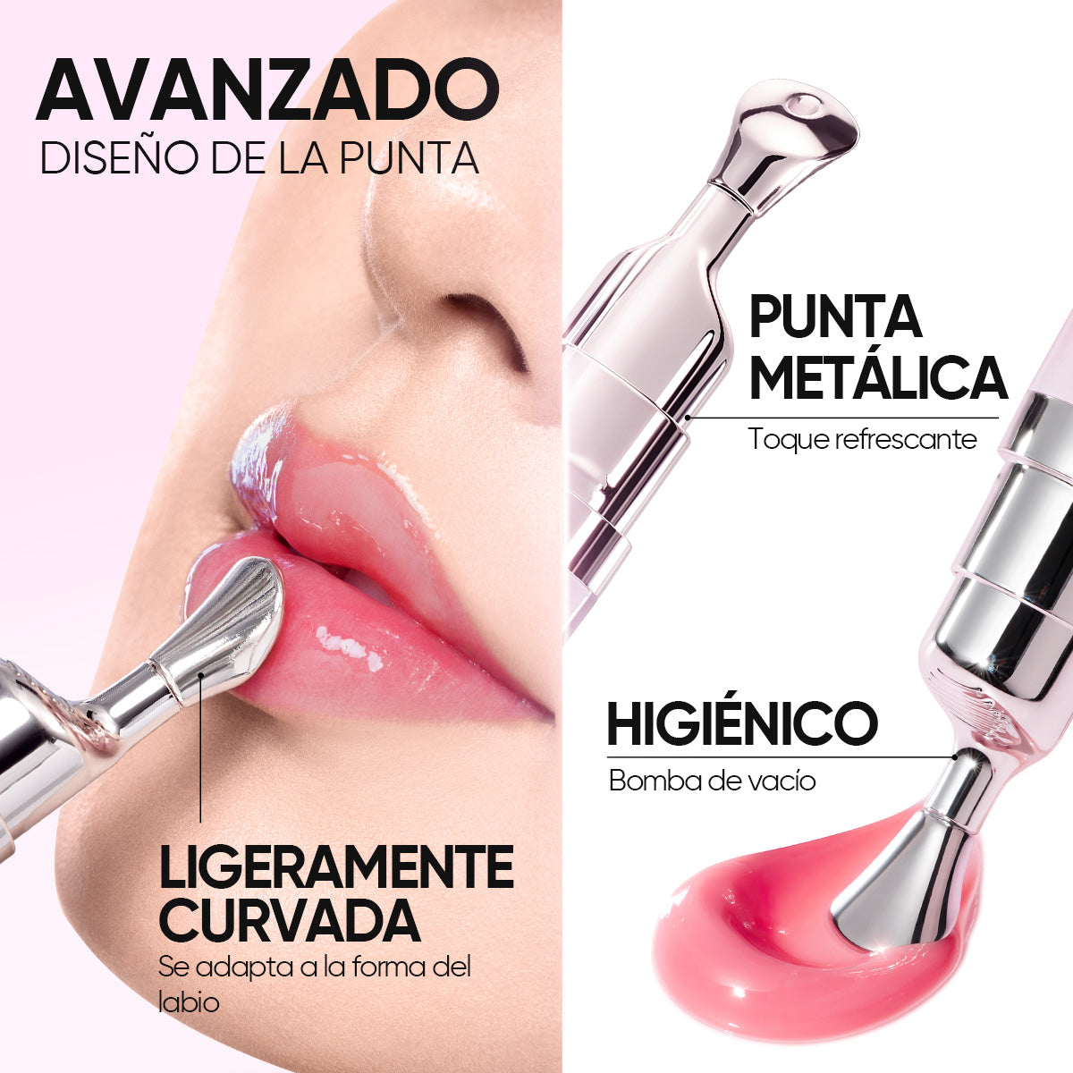 Sérum labial iluminador con péptidos