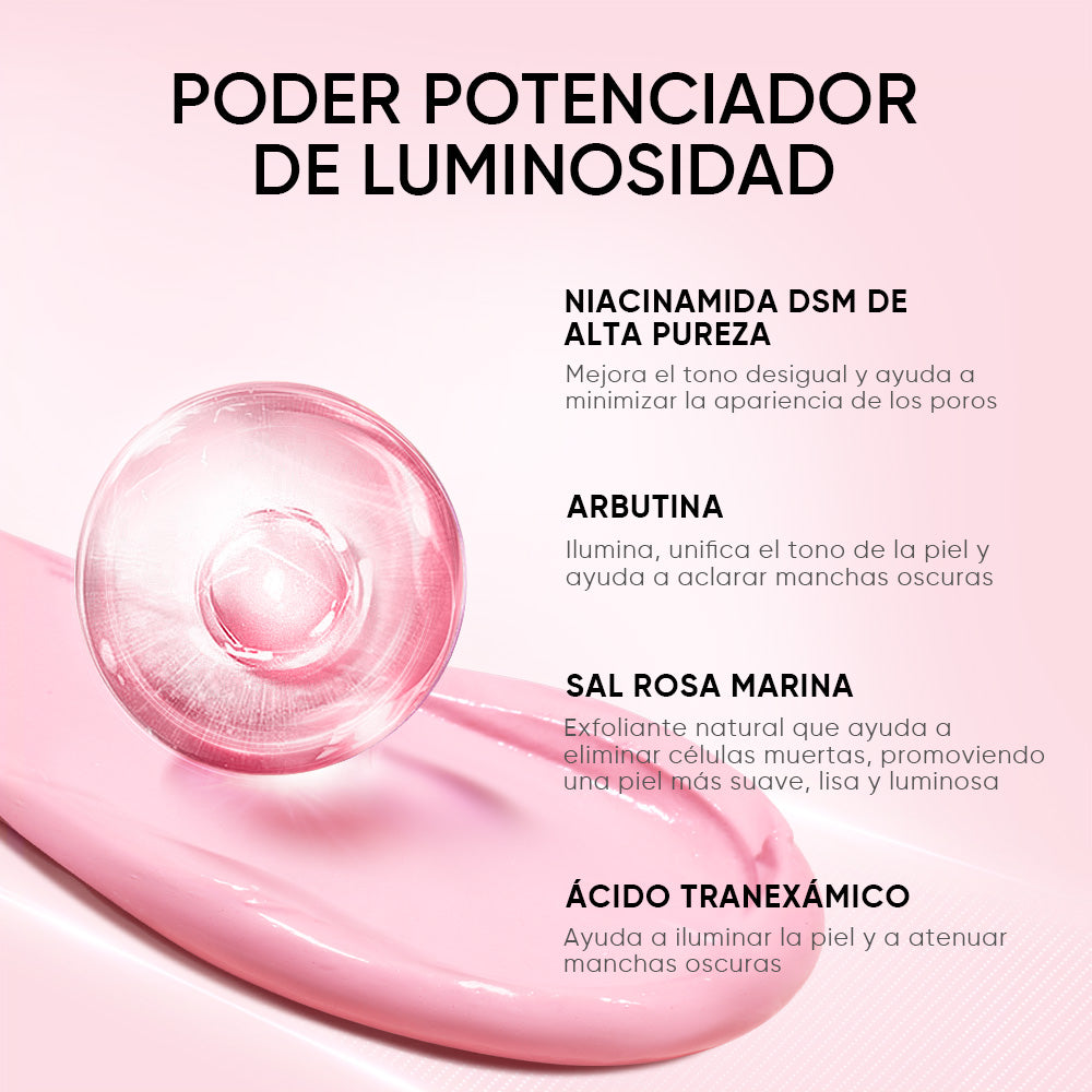 Mascarilla en barra de arcilla iluminadora con Niacinamida