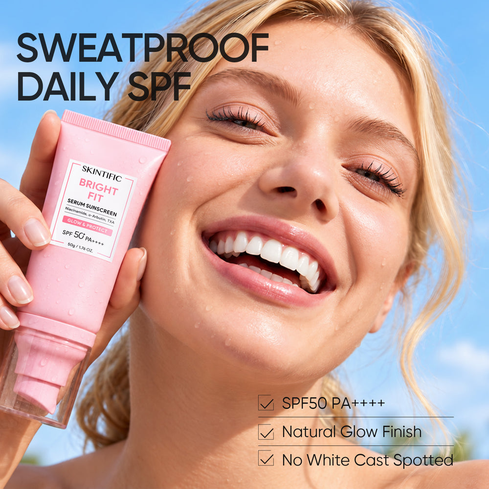 Protector solar iluminador con niacinamida SPF50+ PA++++