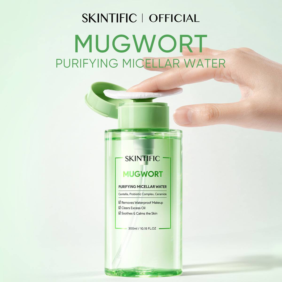 Mugwort Purifying Micellar Makeup Remover with Ceramide & Centella