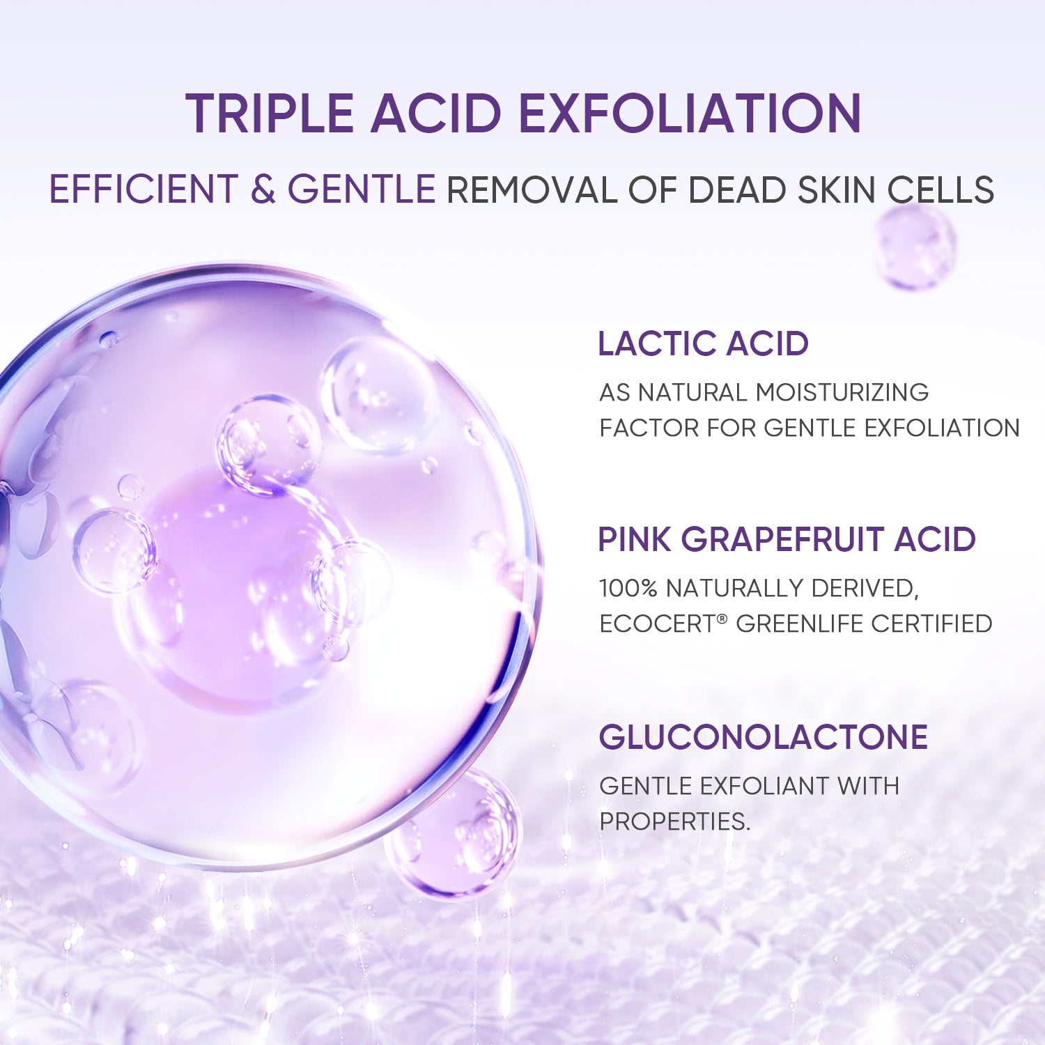 Sérum Exfoliante con Ácido Láctico para una Piel Suave y Luminosa
