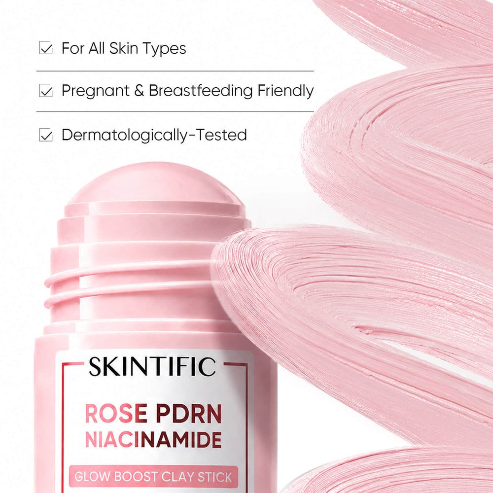 Rose PDRN Niacinamide Glow Boost Clay Stick