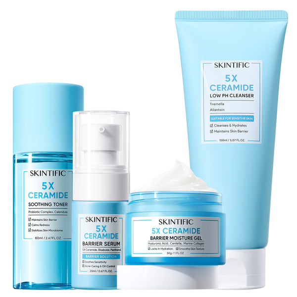 Set Reparador de Barrera con 5X Ceramidas – 4 piezas