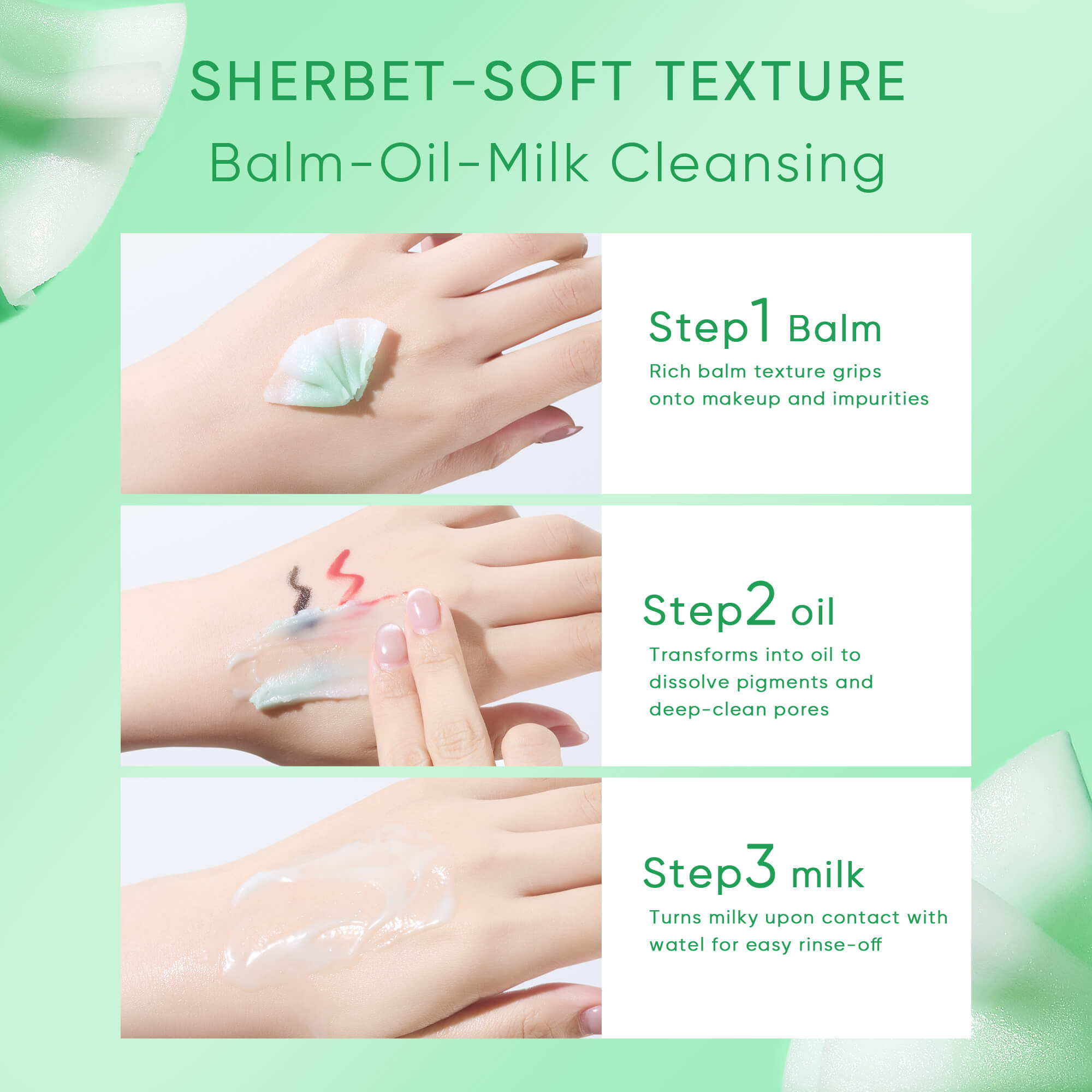 Bálsamo limpiador en barra giratoria para eliminar maquillaje waterproof