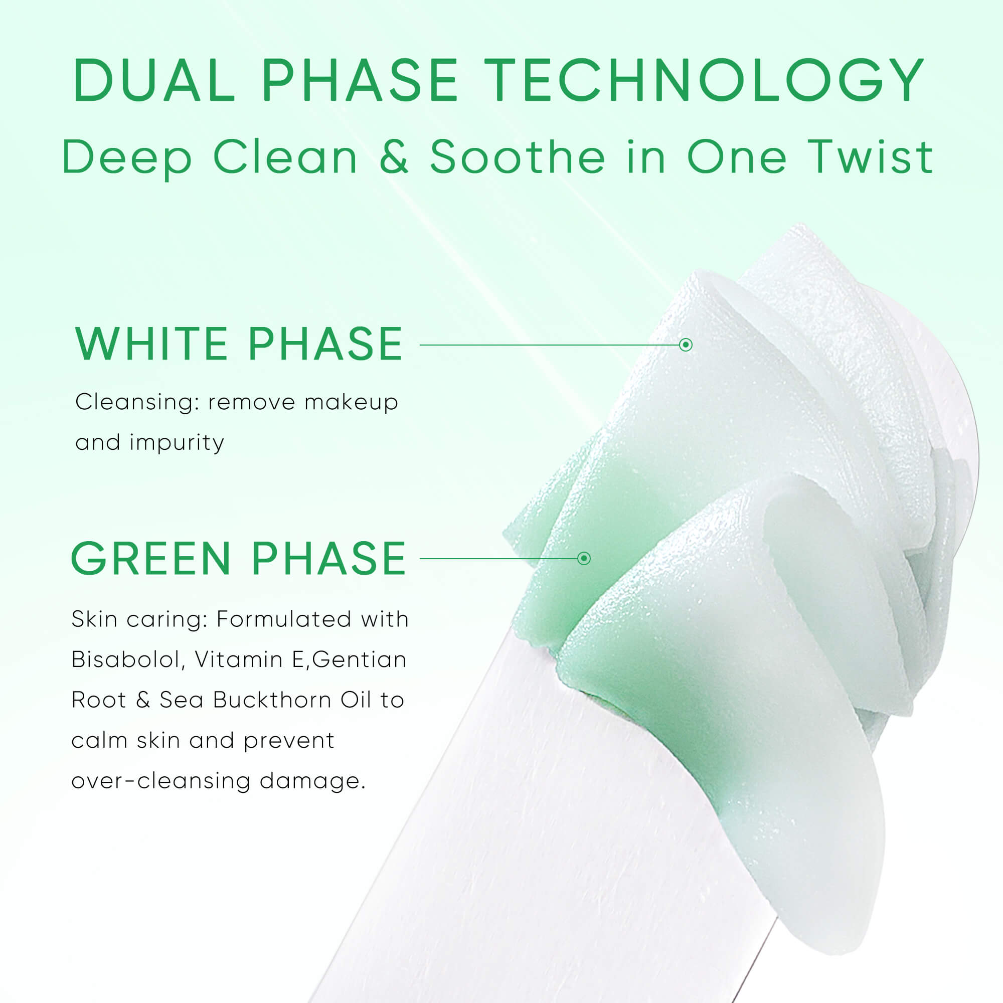 Bálsamo limpiador en barra giratoria para eliminar maquillaje waterproof