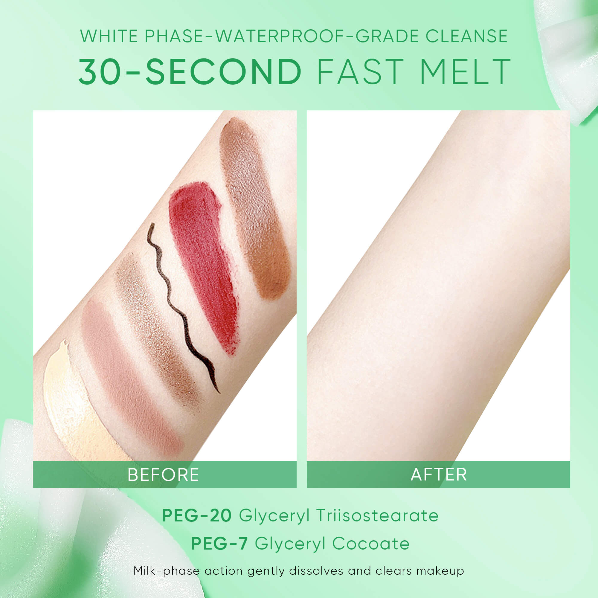 Bálsamo limpiador en barra giratoria para eliminar maquillaje waterproof