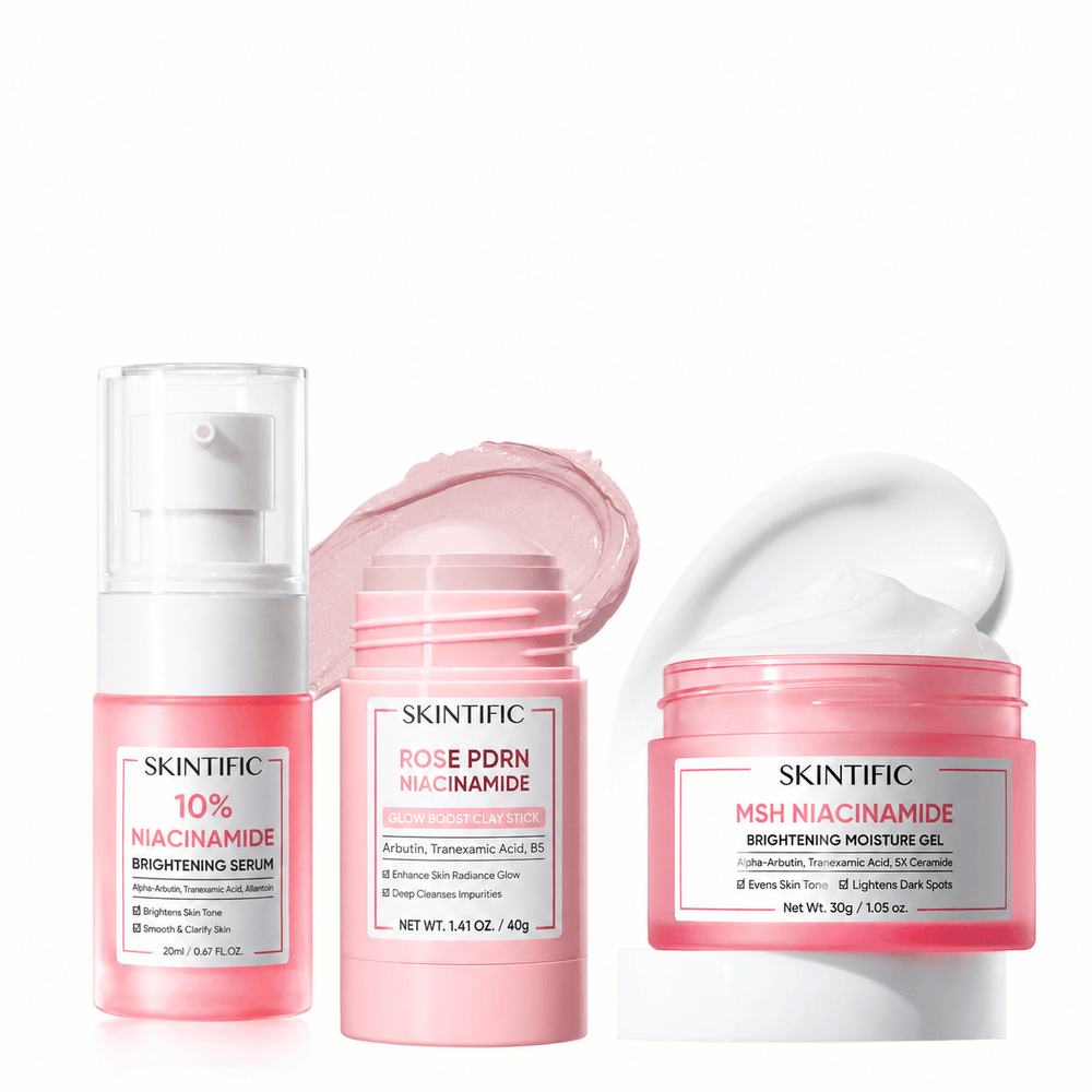 Set Iluminador MSH Niacinamide – 4 piezas